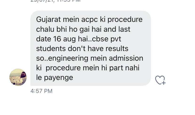 architguptalive's tweet photo. Dear @dpradhanbjp ji, CBSE class 12 private students are facing issues in admissions because they don’t have mark-sheet. CBSE has said that no student will miss admission, but in reality everyone is suffering. Where is @ugc_india &amp; @cbseindia29 ? https://t.co/vl3MbgEGt7