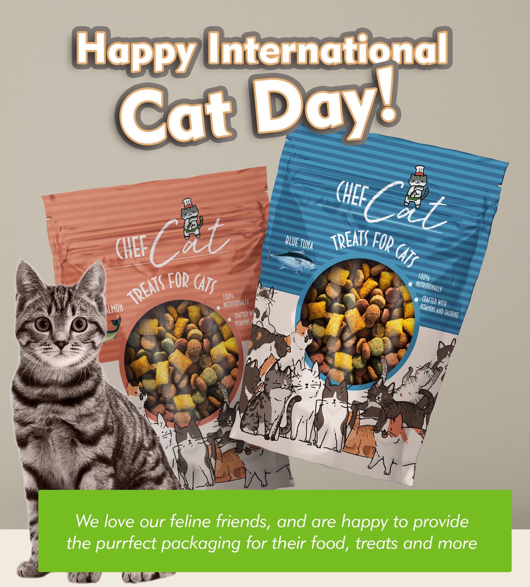 It's International Cat Day! 😻We're not kitten around when we say that we make the purr-fect packing fur all your feline friends' favorite foods &amp; treats. Learn more here:
ppcflex.com/welcome/consum…