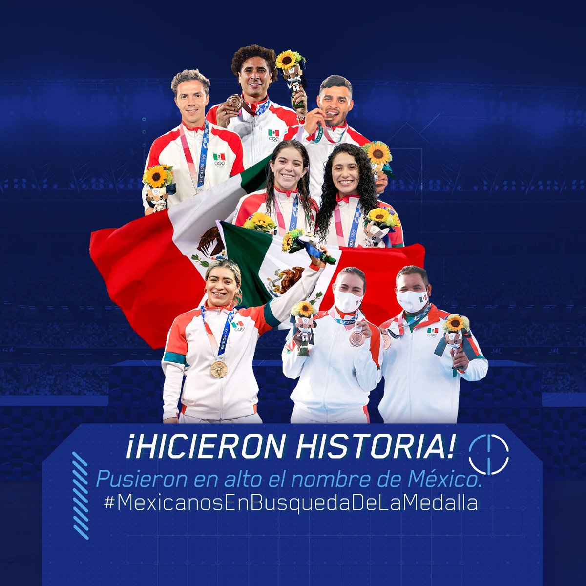 ClaroSports's tweet image. ¡GRACIAS, GRACIAS TOTALES! 🇲🇽🔝🥺

Nos regalaron alegrías, nos devolvieron la esperanza, pero sobre todo por poner el nombre de México en todo lo alto
#MexicanosEnBusquedaDeLaMedalla #TokioEnTusManos @Telcel