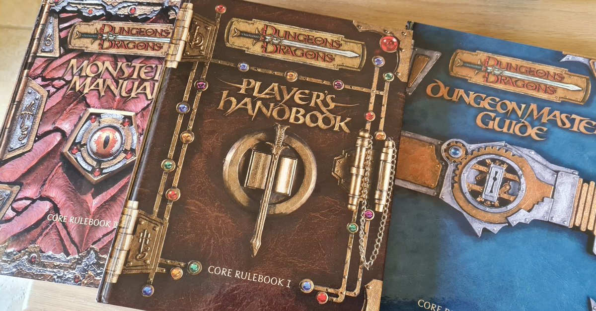 I'm sitting down to read my old #dnd
What do you miss about 3e/3.5e?

#ttrpg #battlemaps #dnd #dnd5e #Pathfinder #ttrpgfamily #roll20 #dndart #fantasymap  #TTRPGSolidarity #dndmap #ttrpgs #dndmaps