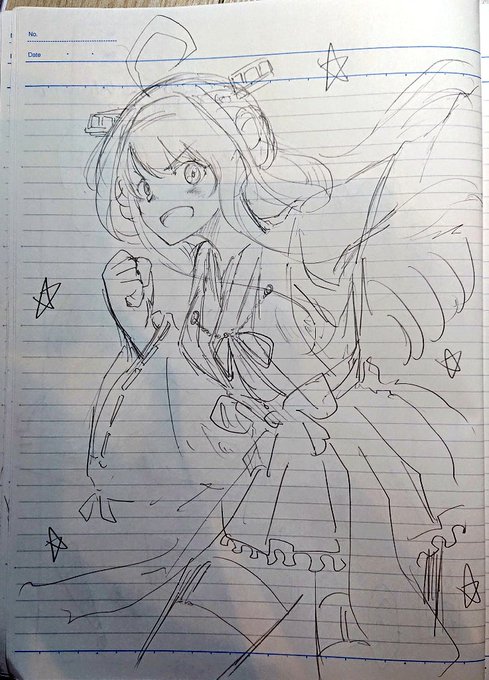 ベリーキュート金剛さん描いてみた 