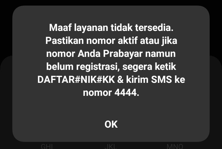 yarezeki's tweet photo. @myXLCare tadi sore saya beli kartu perdana internet XL. Sudah saya registrasi dengan NIK dan KK. Tapi kenapa saya dial *123# untuk cek kuota, tampilannya seperti ini ya? https://t.co/jIvBLMFsOM