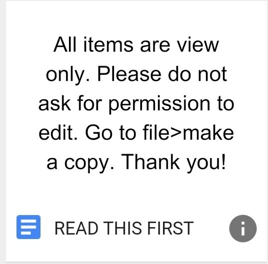 kraekerc's tweet photo. @ESL_fairy What a great resource! This is going to help a lot of teachers very stressed out about going back this year. Love your #ReadMeFirst notice! Will save everybody a lot of time! https://t.co/uzgm5jZvji