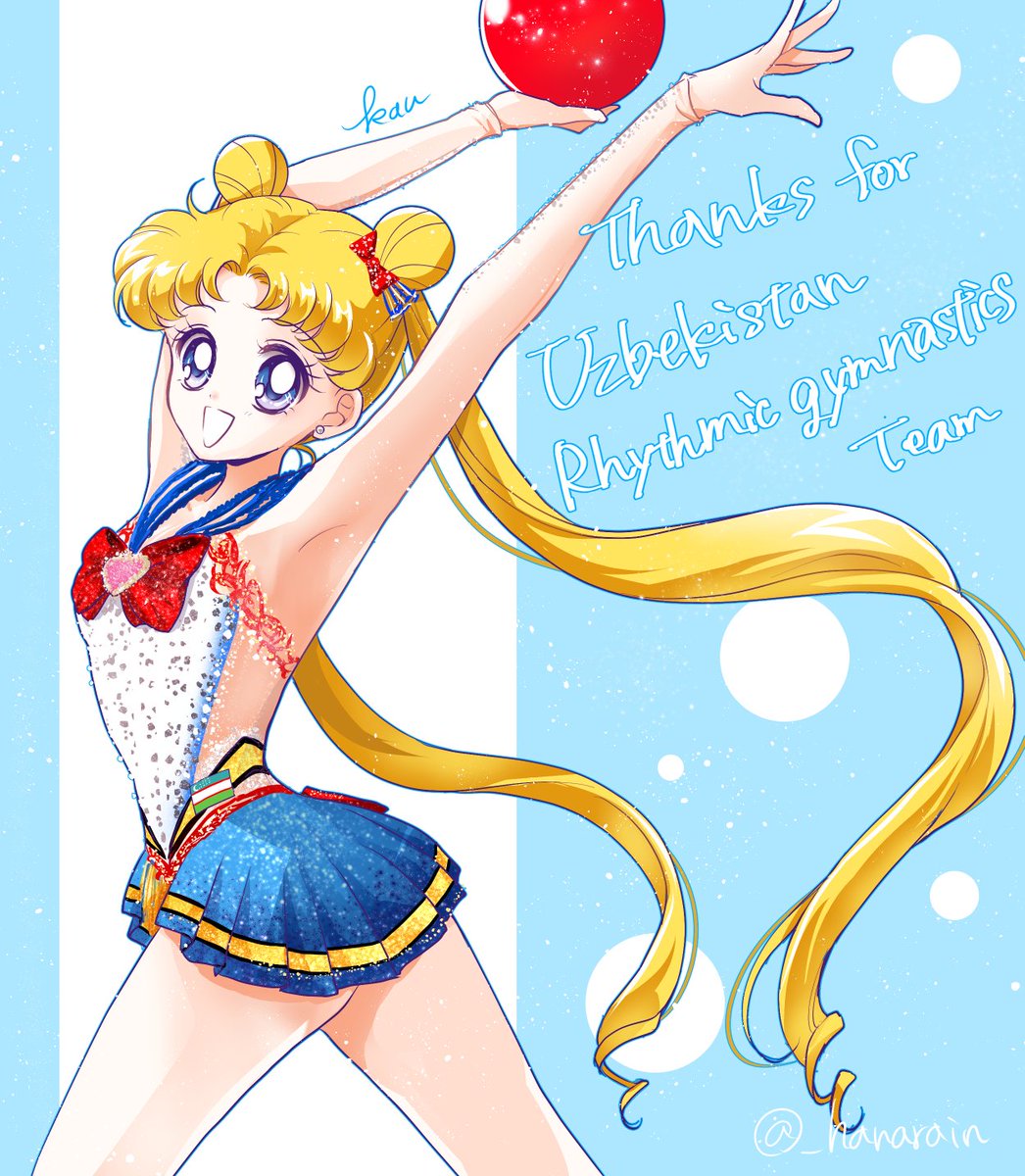 ZicaEliana's tweet photo. Anche SAILOR MOON alle #OlimpiadasTokio2020 🤩:
La Squadra di Ginnastica Ritmica UZBEKA si è esibita alle Olimpiadi di Tokyo sulle note di"MOONLIGHT DENSETSU",sigla di SAILOR MOON🎶🌙🌹🎶,e con i costumi ispirati alle GUERRIERE SAILOR!!!😍

Brave,Meravigliose e Fantasiose!!!😍👏 https://t.co/xU60kHhkSR
