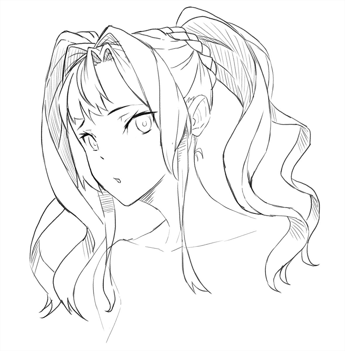 ゼタの髪の簡略化を考える 