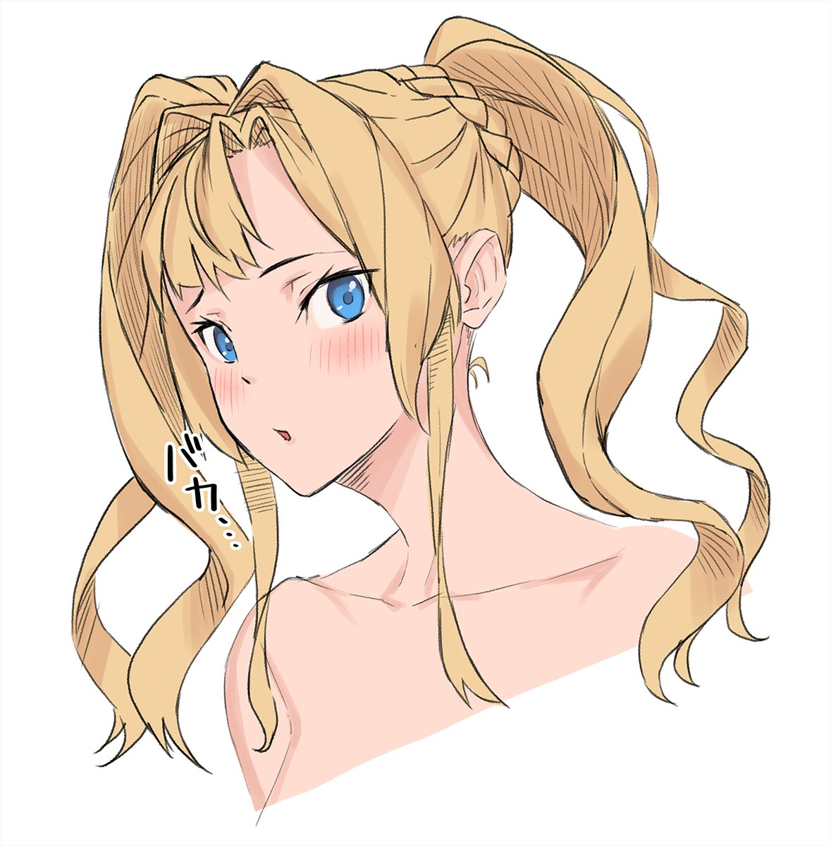 ゼタの髪の簡略化を考える 