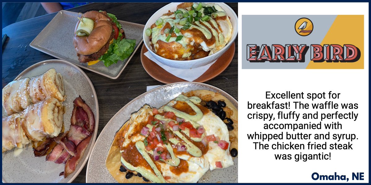 We are EGG-static about our newest business!! Enjoy a boozy brunch at <a href="/EarlyBirdBrunch/">Early Bird</a>!🍳🥓🍹 Not your everyday brunch, served EVERYDAY! Bloody Mary’s, Irish coffee, breakfast nachos, pancake flights, crab cake benny &amp; MORE😋