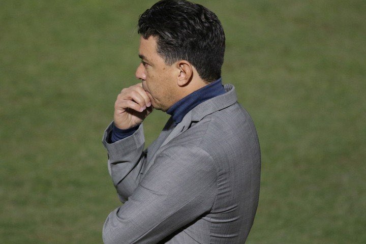 CaRiverMonu's tweet photo. Gallardo: "Hay que hacer un click después de los resultados de esta semana negativa". https://t.co/bZXkDT5vJn