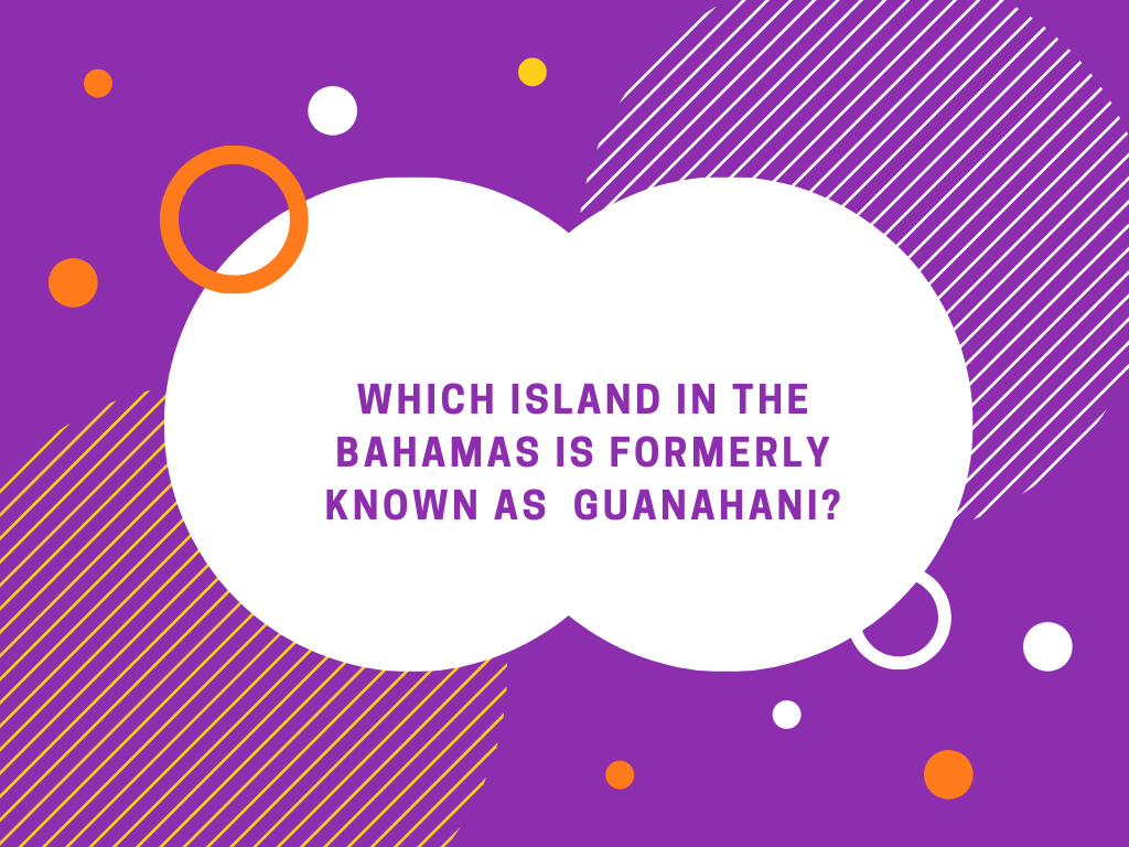 SurePick242's tweet photo. Sure Pick Sunday Trivia!
Which island in The Bahamas is formerly known as Guanahani?
#ASureWin #TheSureWaytoWin #SurePick #SureSundays https://t.co/ay6oabSI56