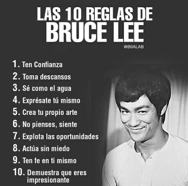 marcelagweb's tweet photo. 🎋 Si que fue sabio ese Bruce Lee 🥋 https://t.co/ZGEfS3X9xj