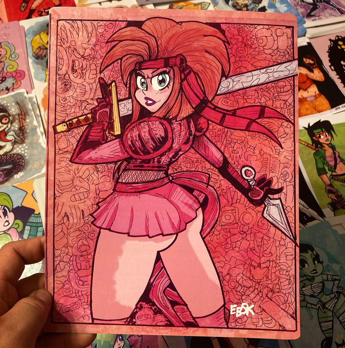 edbot5000's tweet photo. #sundaybumday Kaede (Shadow of the Ninja on the NES.) 8.5x11 prints are here! Message me if interested!
#shadowoftheninja #kaeda #edbot5000 #eb5k #illustration #ninja #90s #retrogaming #retrogamer #videogames #vgart #cheeky #booty #prints #merch #natsume https://t.co/P7KPcUimZg