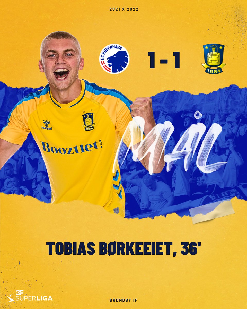 Børkeeiet udligner i Parken! 💛💙 
#fckbif