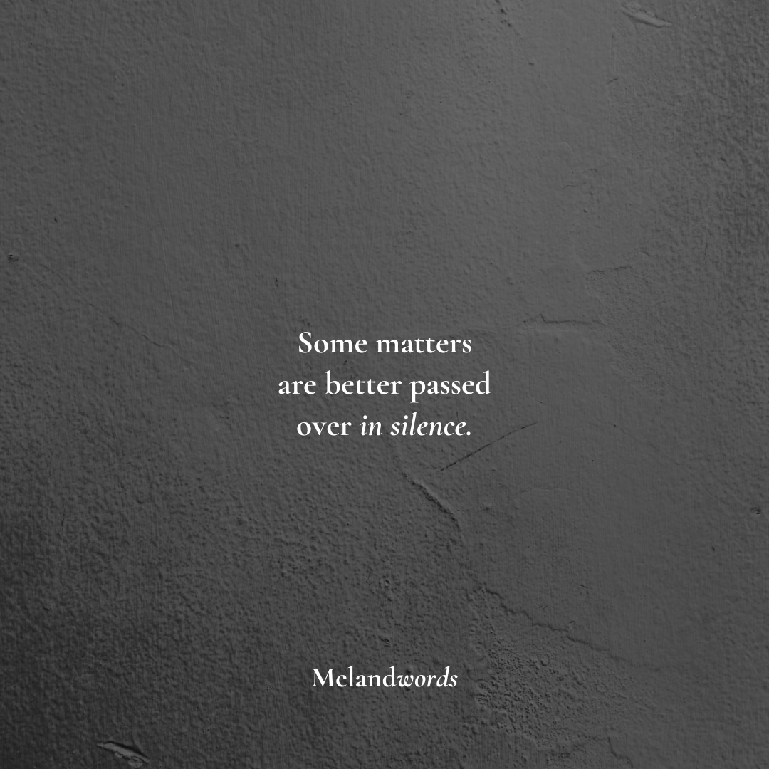 PoetryRise's tweet photo. silence @melandwords https://t.co/lykpLct3rM