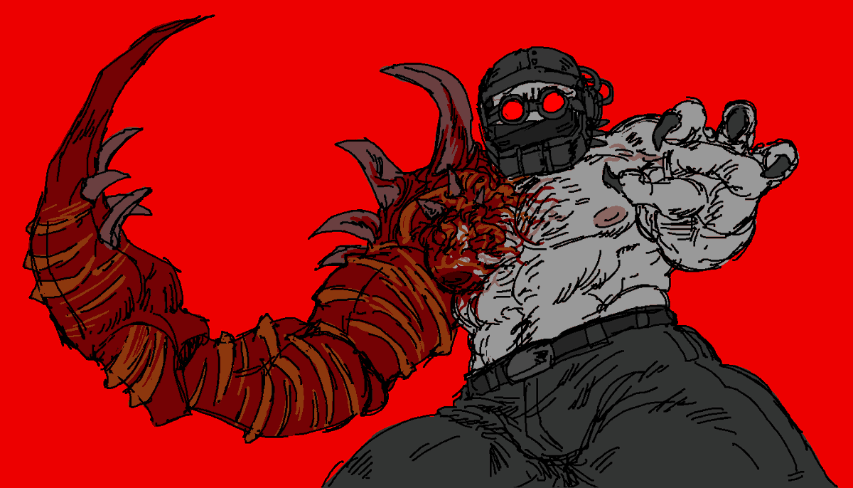eye strain////in mood for mspaint again and i cant stop drawing mag hank ag...