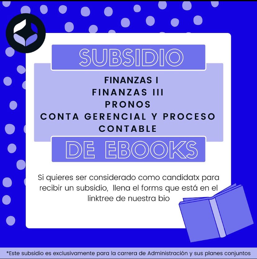 FODA2021's tweet photo. Si quisieras recibir un subsidio para alguno de los ebooks de: Finanzas 1, Finanzas 3, Pronósticos de Negocios, Contabilidad Gerencial o Proceso Contable, te invitamos a llenar el siguiente forms para poder ser considerado como candidato al subsidio: https://t.co/4ppa29Czcg https://t.co/WgILrs6cw0