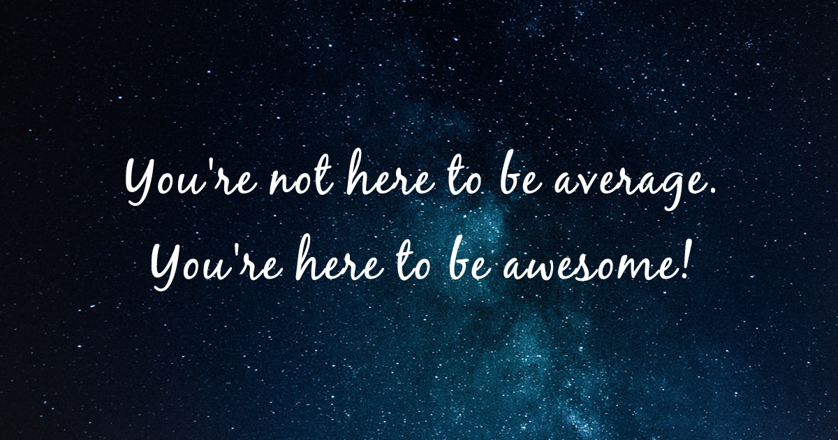 Happy Sunday! Stay awesome!
#SundaySayings