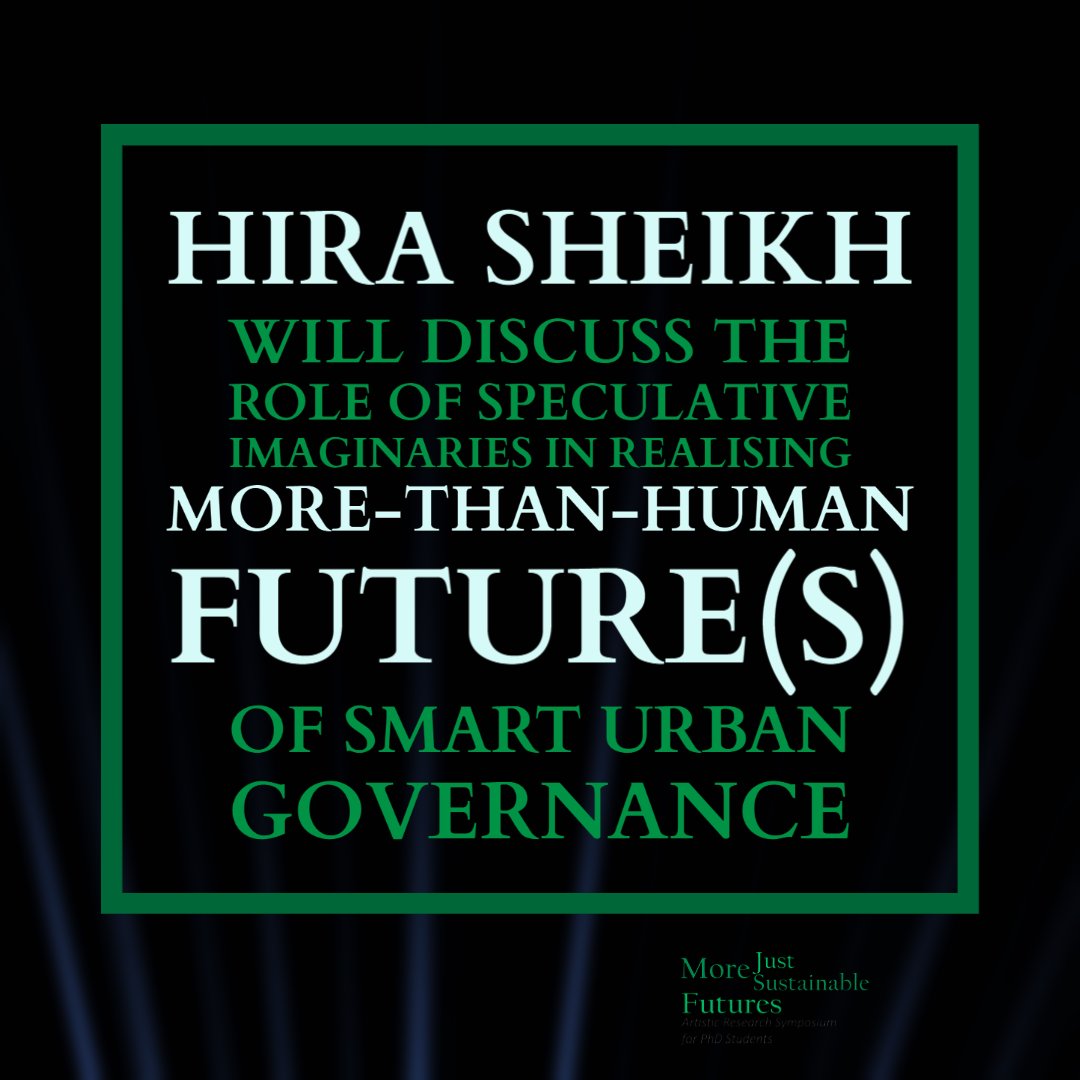 MoreJustFutures's tweet photo. Introducing Panelist Hira Sheikh: a Doctoral Researcher with the Urban Informatics Research Group at the QUT Design Lab and QUT Digital Media Research Centre. She is an architect and an urban design theorist. You can find her research at https://t.co/0rFQpAPtUY @hirassheikh https://t.co/l8SAwKEgLJ