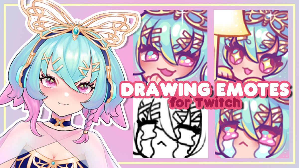 Went ahead and made thumbnails for youtube to make it more ~official~

🦋 https://t.co/ZmkhTD2NrK 🦋

Subscribe and help me reach 2k on there perhaps? 😳👉👈 