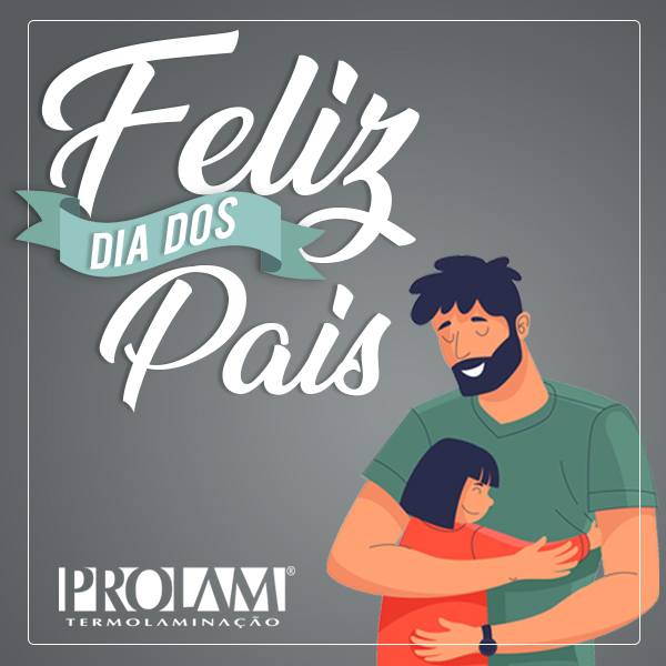 prolam's tweet image. Neste domingo, dia 08 de agosto de 2021, a PROLAM deseja a todos aqueles que cuidam, protegem e amam seus filhos um ótimo dia e um Feliz Dia dos Pais!

#prolam #diadospais #prolamtermolaminacao #acabamentosgraficos