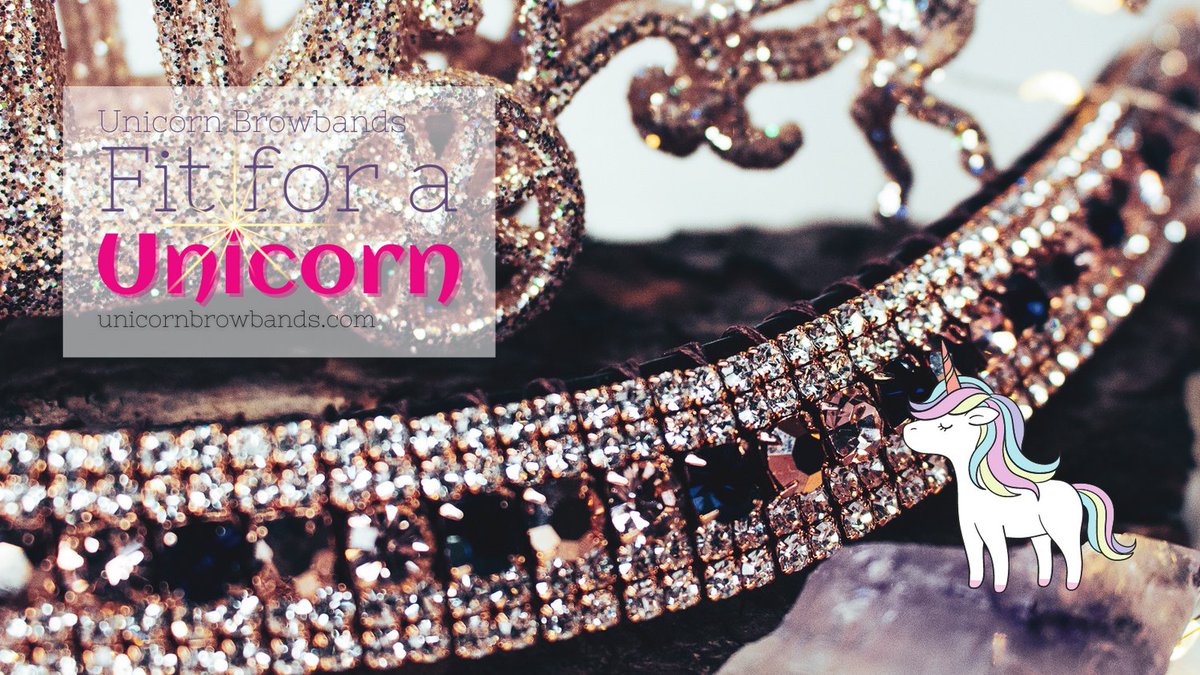 This extra special #blingbrowband for #horses is #handmade in real rose gold plating and luxury Preciosa crystal on English Sedgwick leather for the #equestrian connoisseur. Made in UK by one woman band small business. Fit for a unicorn and a superb #equestriangift #horsehour