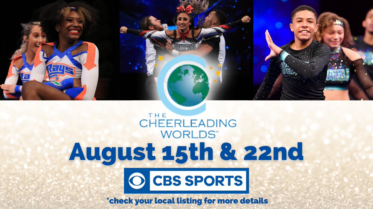 Relive the magic of #CheerWorlds2021!
August 15th - 12:00PM EST
      🔹International Open Large Coed L6🔹Senior Large Coed L6
August 22nd - 12:00PM EST
      🔹International Open Large Coed L7🔹Senior Large L6
HOSTING A WATCH PARTY? Tag us so we can share!  #USASF #AllStarCheer