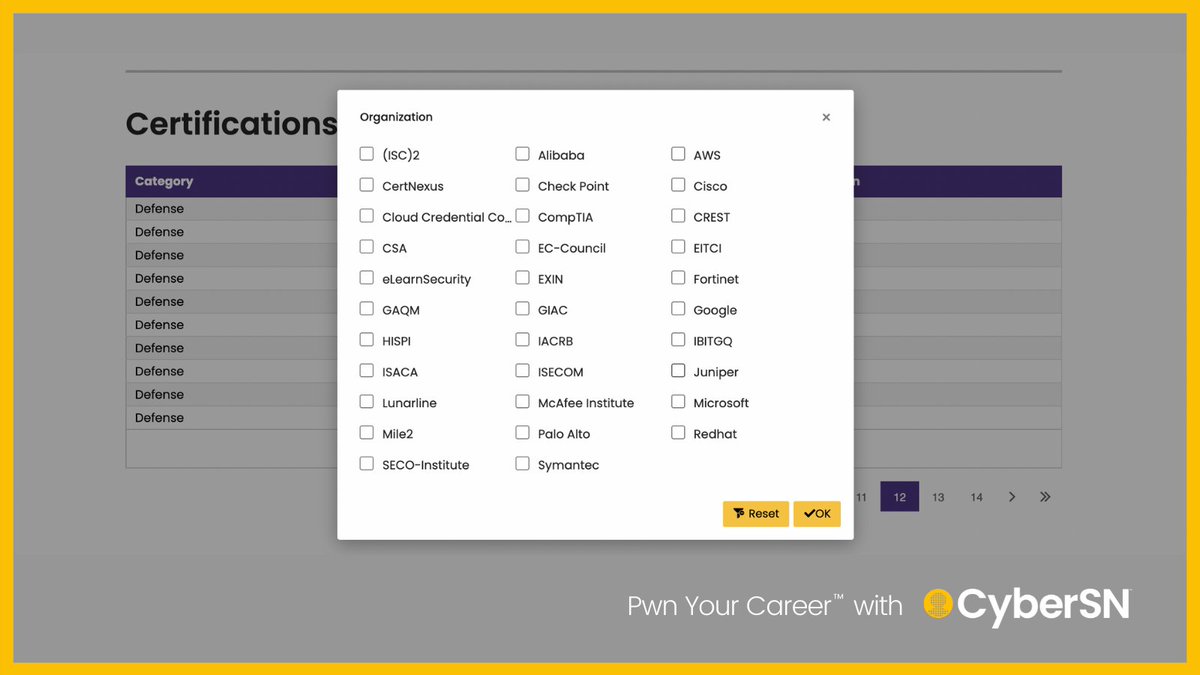 cyber_sn's tweet photo. For each of the 45 functional roles within the CyberSN job taxonomy, we’ve provided information on all the #cybercertifications you need to #AccelerateYourCareer.

Learn more here 👉 https://t.co/QbwxISYJuz https://t.co/18WcXgkraW
