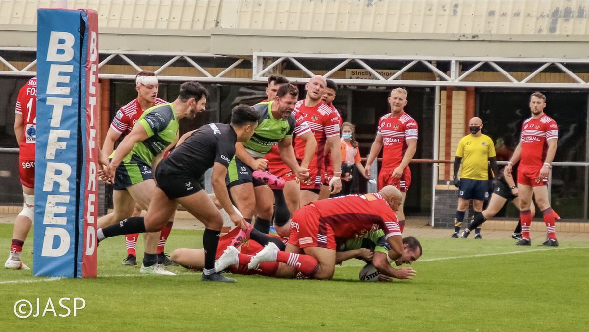 🏉How good was it to see <a href="/WalesRugbyL/">Wales Rugby League</a> international Steven Parry back in Raiders green yesterday and going over for 2️⃣ tries.

💚TEULU RAIDERS💚