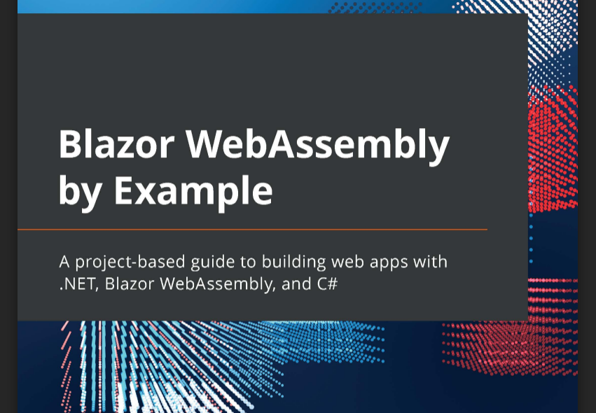 danielgarax's tweet image. My review of the &quot;2021 - Blazor WebAssembly by Example&quot; book (by @MissToi) here: amazon.com/review/R26GDNU…. A totally recommended book if you want to learn Blazor WebAssembly in a practical way, with very useful examples, and short explanations. @PacktPub #BlazorWebAssembly