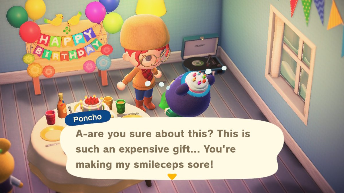 CrossesLottie's tweet photo. Villagers birthdays are the cutest spectacle #AnimalCrossing #ACNH #lifeonpipi #livingwithdreamies https://t.co/wgkr90KoHn