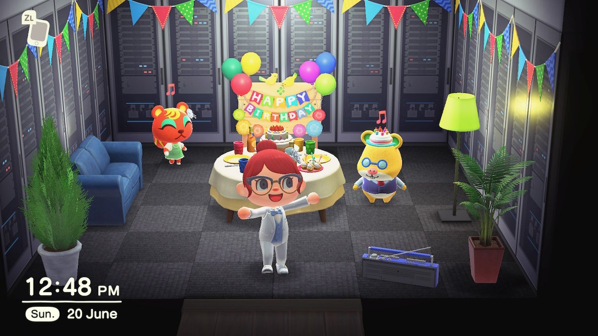 CrossesLottie's tweet photo. Villagers birthdays are the cutest spectacle #AnimalCrossing #ACNH #lifeonpipi #livingwithdreamies https://t.co/wgkr90KoHn