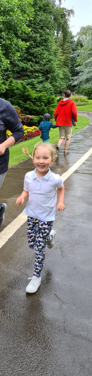 Kay34531688's tweet photo. So proud of our little girl today, She has completed her very first junior parkrun 🏃‍♀️ x @Windridge_HMCS @HMC_School https://t.co/U4lIcRqAWv