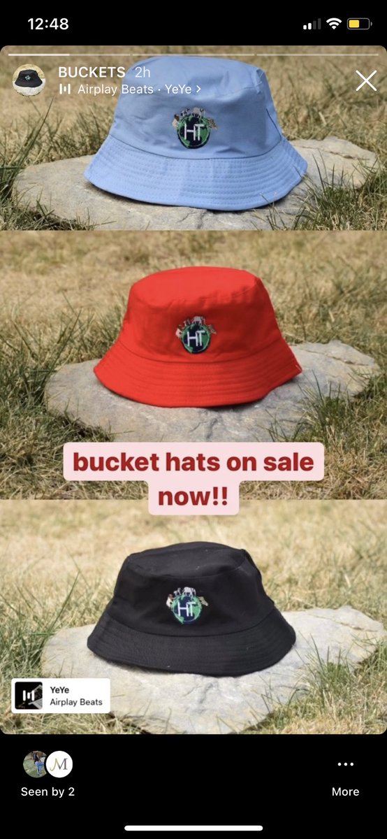 habitthreads's tweet image. NEW BUCKET HATS