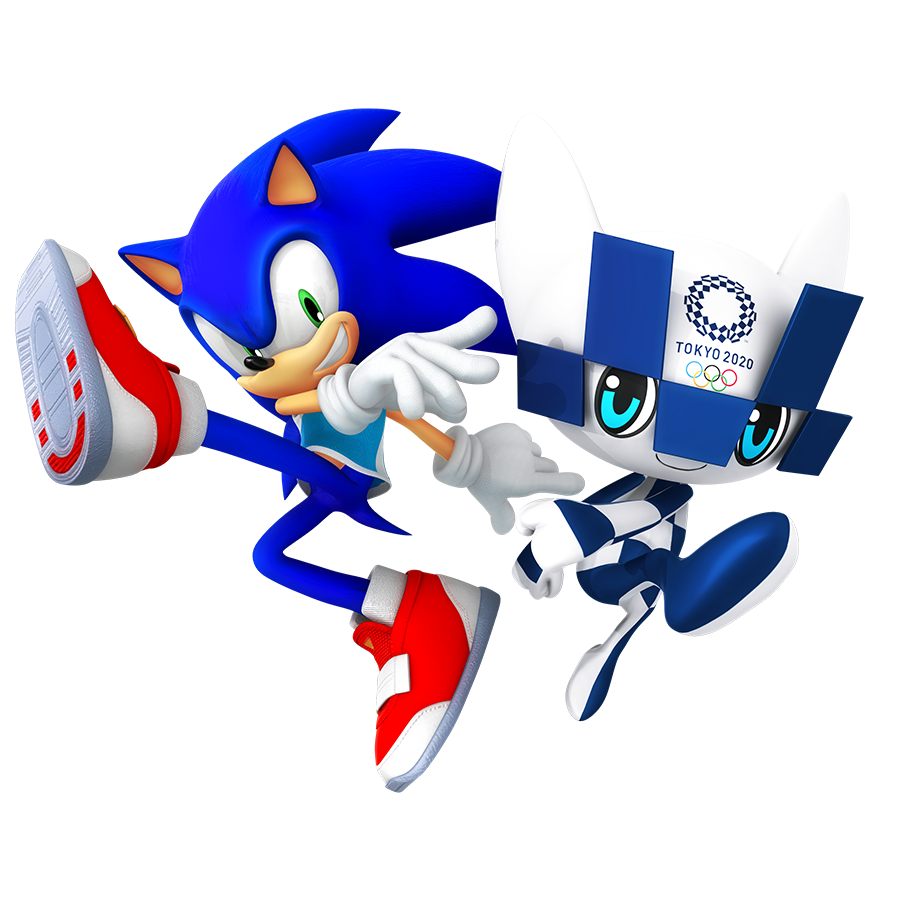ソニック 「Sonic and Miraitowa Unite!
#SonicTheHede」|Nibroc.Rockのイラスト