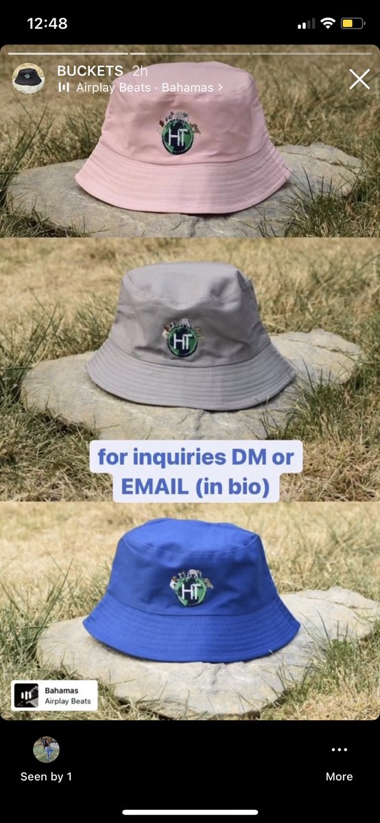 habitthreads's tweet image. NEW BUCKET HATS