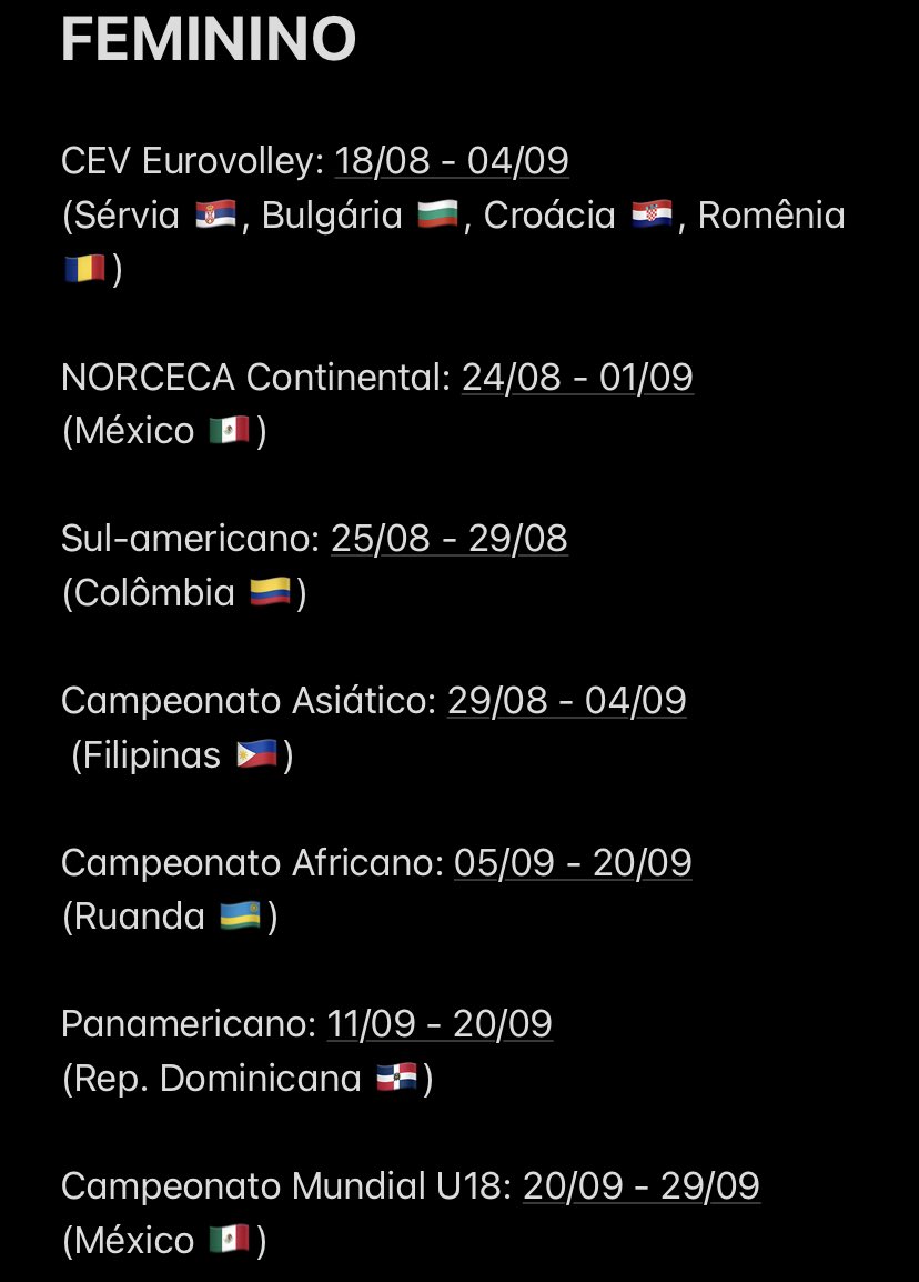 robvolei's tweet image. Calendário do Vôlei 🏐

Atenção pessoal que acompanha vôlei, organizei aqui o calendário das principais competições de seleções para os próximos meses de 2021! 

As olimpíadas acabaram, mas tem muita competição boa pra vir ainda!