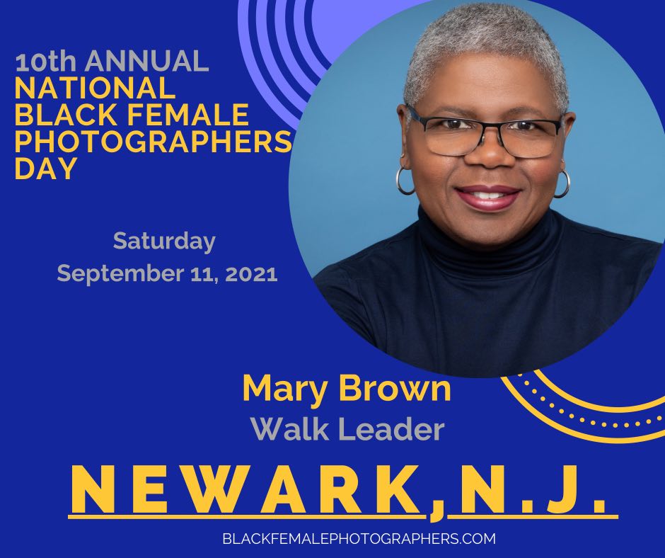 Join for the 10th Annual National #BlackFemalePhotographers Day Photo Walk. So far, 23 cities are represented. I will lead the walk in #NewarkNJ
Use the link below to sign up.
bit.ly/3xPBJl0
#NBFPD #NBFPD2021 #BFP #Newark