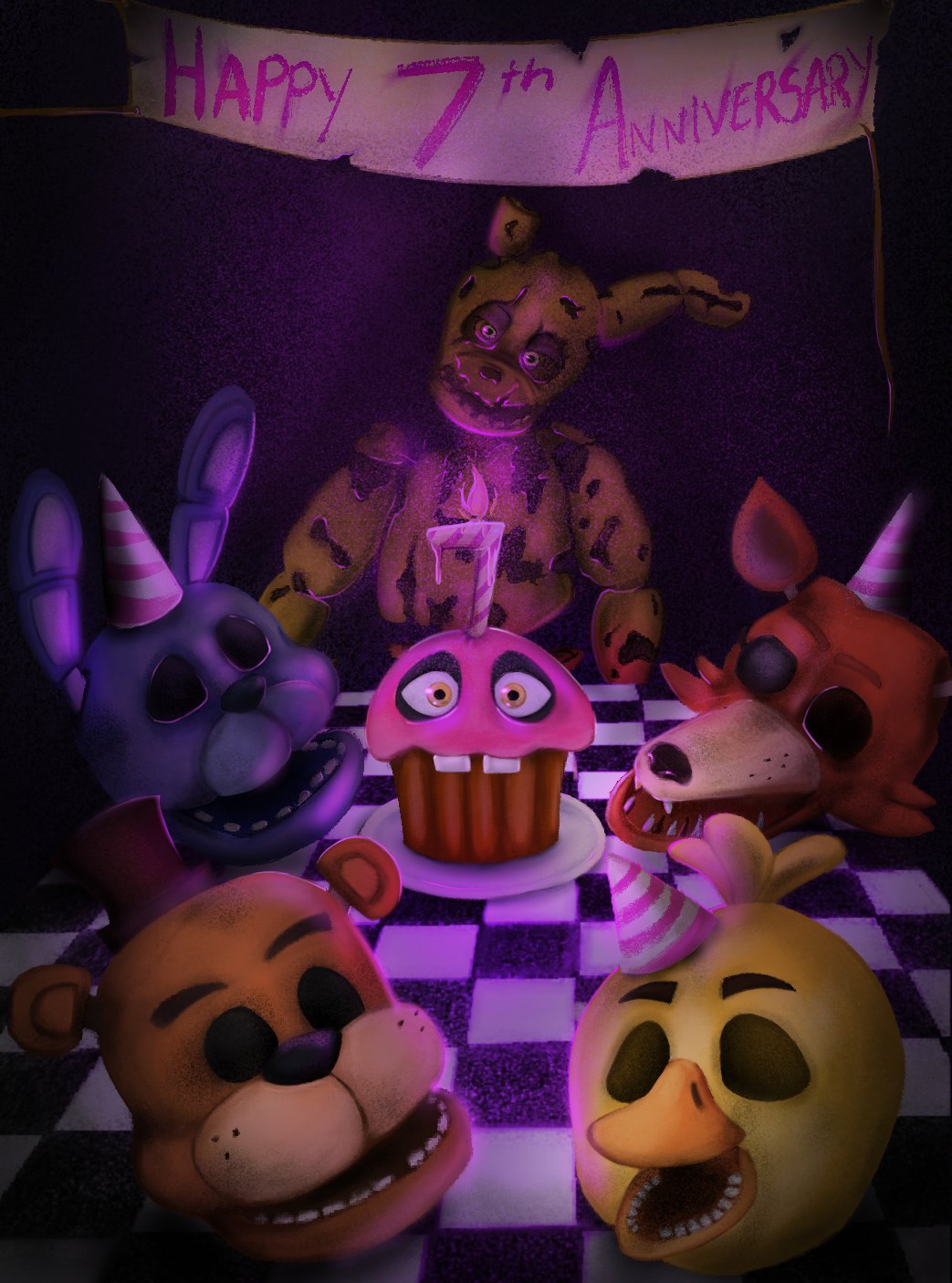 Steel Wool Studios on Twitter "It's FNAF's birthday and we're going to