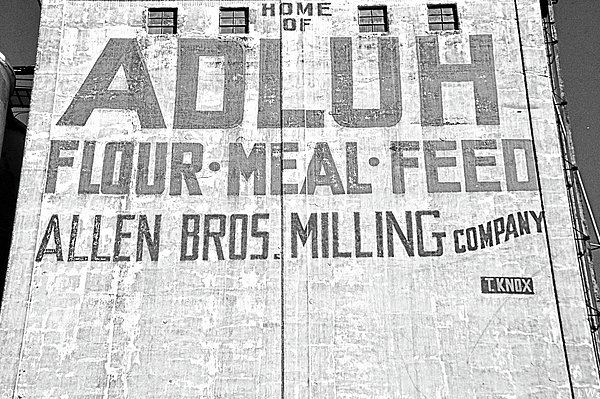 lwooten1990's tweet image. New artwork for sale! - &quot;Home Of Adluh Flour Meal Feed Mill Columbia SC Black And White&quot; - fineartamerica.com/featured/home-… @fineartamerica
