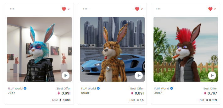 THEY ARE ON THE 1ST PLACE IN THE TOP LIST!!! THEY HAVE EVEN OVERTAKEN CRYPTOPANKS!!! on <a href="/opensea/">OpenSea</a>  😱😱😱

I am the lucky owner of three pieces <a href="/FLUF_World/">FLUF World</a>
 
🤑the minimum price is already 1.2 ETH

opensea.io/baqeich

#NFT #NFTsales #FLUF #NFTs #NFTcollectible #nftcolllectors