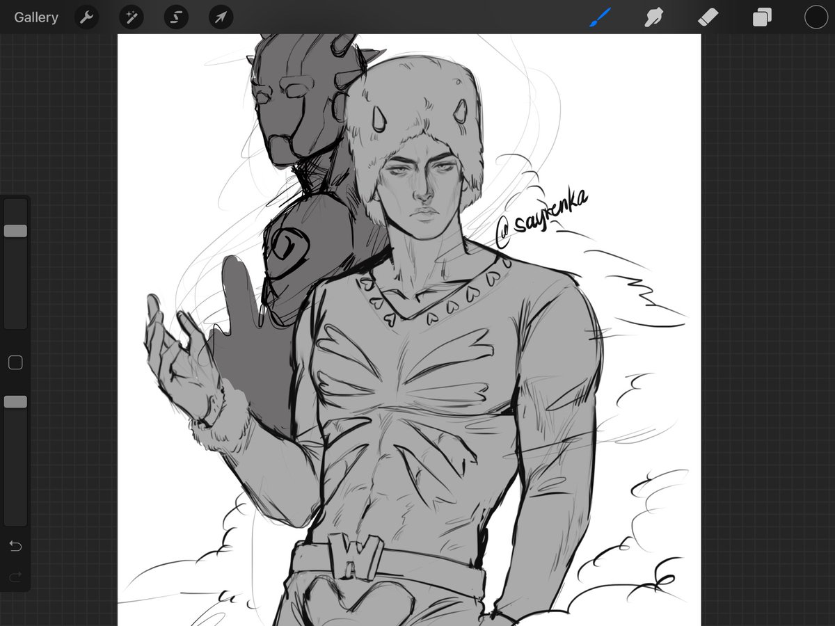 IM BACK BOIS ✨
I offer you a sketch WIP~

#weatherreport #StoneOcean 