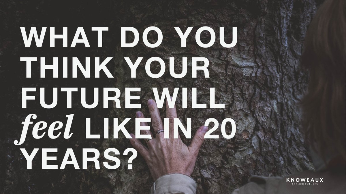 Let's start the week with an exercise.

Close your eyes. Pay attention to ur breath w/o intervening in it. After breathing a couple of times imagine your world in 20 years.

What do you see?
What do you hear?
What do you smell?

How do you feel?

#futurethinking #mondaythoughts