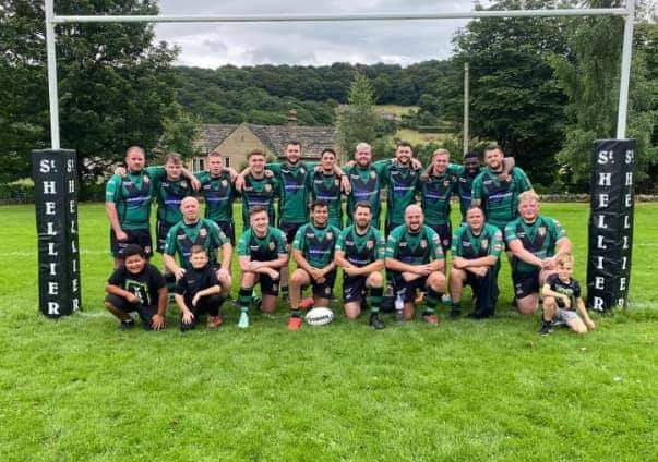 SaddRangers's tweet photo. After a stop start season for the Yorkshire Men's League team, thank you to @spartans_arlfc for the game. With a 34-18 away win, yesterday was especially memorable for the Haigh family. @LarsHaigh &amp; his son Lewis played together for the first time, along with uncle @WildmanAsh https://t.co/LoK3sdiZfc