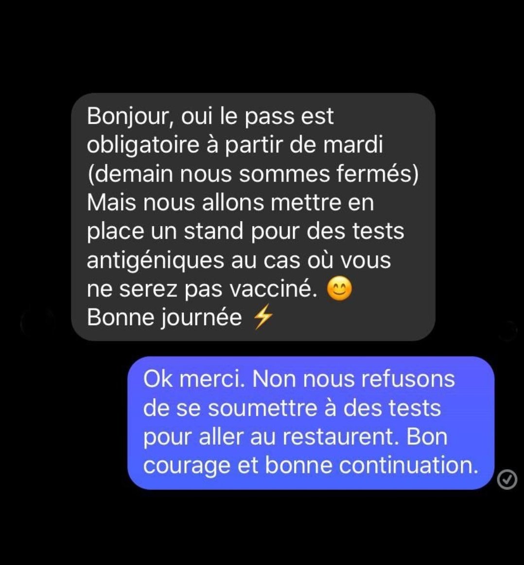 Diogene__'s tweet photo. Les demandes d’annulation dans les restaurants pour la semaine prochaine commencent à pleuvoir. Les internautes mettent la pression par message privé sur facebook et partagent sur les réseaux les échanges avec les commerçants. Le boycott se met en place. https://t.co/0hEu8uvD7W