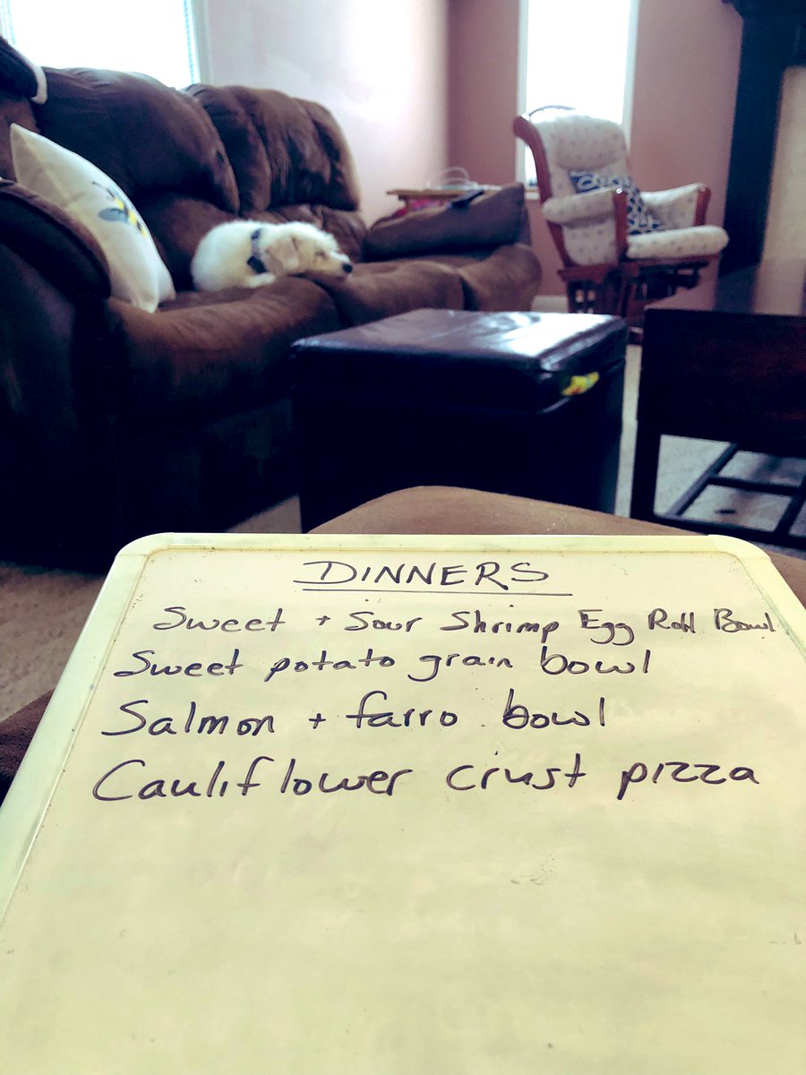 victorialdugger's tweet photo. Setting up for a successful week, while Harry snoozes. #mealplan #wauzer https://t.co/HAeoJJ5QeA