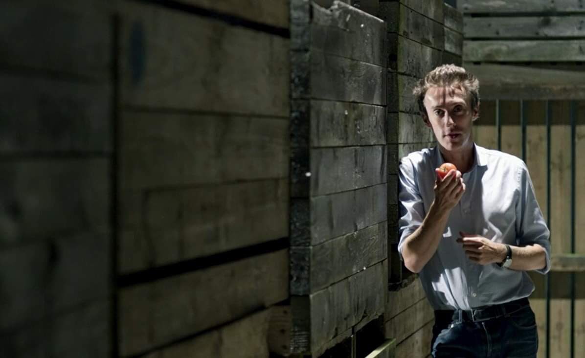MoodyWithWall's tweet photo. For @dallascampbell it is important to keep up to date with new technology - but this new Apple product looks remarkably like......an apple.  #DallasMoodyWithWallWeek https://t.co/oWGAclu0v0