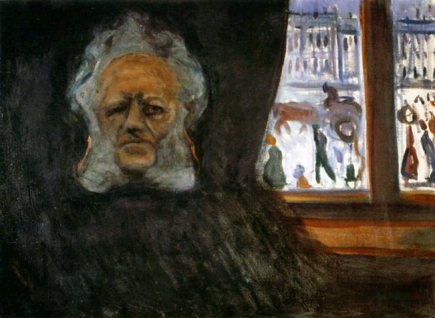 Henrik Ibsen at the Grand Cafe
- Edvard Munch, 1898

They weren't close friends, but Munch drew hundreds of sketches based on Ibsen's plays.