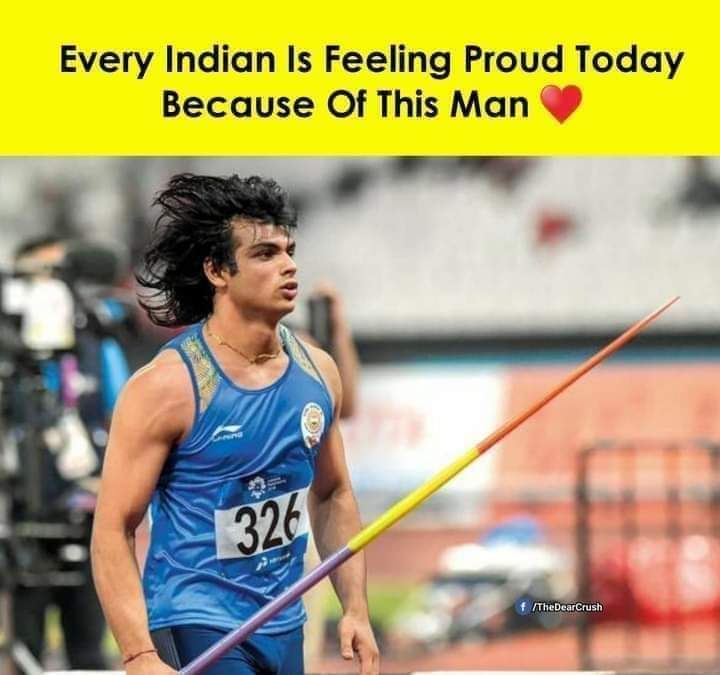 IndianBengalis's tweet photo. India's Olympic Gold finally..
Neeraj Chopra wins a gold in men's javelin throw. 
Congratulations..

#neerajchoprajavelinthrow  #Goldmedal #TokyoOlympics  #menjavelin #India. https://t.co/NAUK78goto https://t.co/U4sZceNOCI