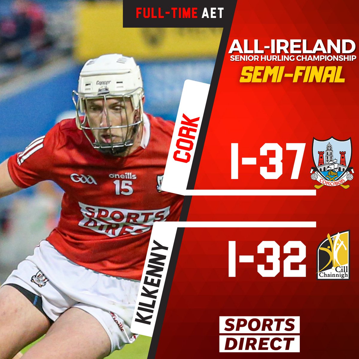 Full-Time after Extra-Time

All-Ireland Final here we come