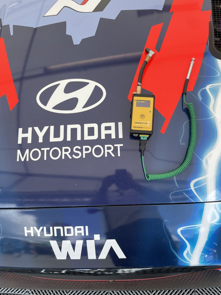 GoodyearEurope's tweet photo. RaceSense gauges have given us 100% accuracy and efficiency #puretcr #roel racing #goodyear racing #Hyundai racing https://t.co/b5Oq7ieSyP