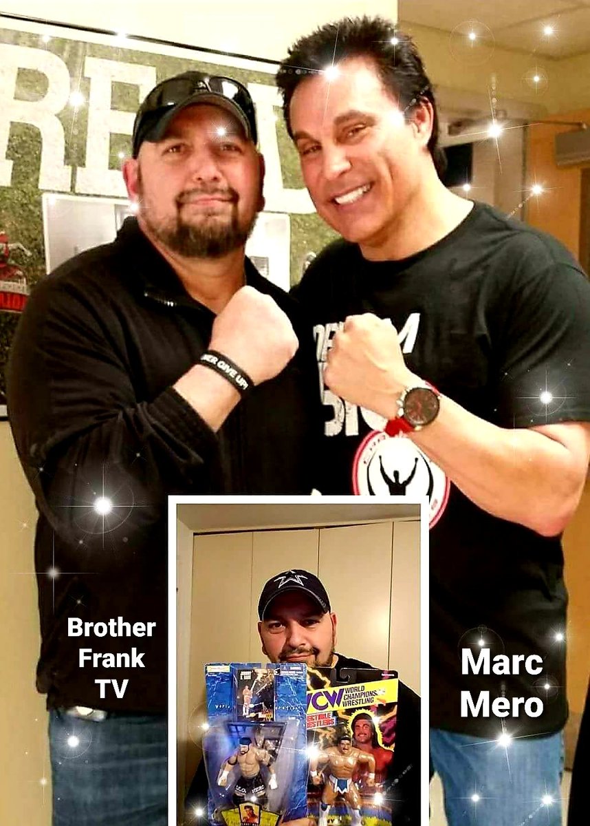 BrotherFrankTV's tweet photo. #BrotherFrankTV with #WCW & #WWE Champ #MarcMero... It's Great To Have Such An Amazing Mentor/Friend/Brother In @MarcMero... He Also Has His Own Action Figures... #Nice!
#Believe!
#ThinkPOZ!
#Brothers4Life!
@BrotherFrankTV Loves Ya! https://t.co/UZQEavXqMb